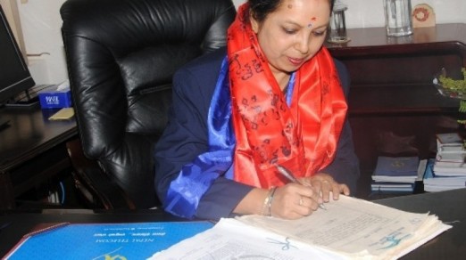 नेपाल टेलिकमकी पहिलो महिला प्रबन्ध निर्देशकले गरिन् आफ्नो कार्यकाल सफल बनाउने उद्घोष
